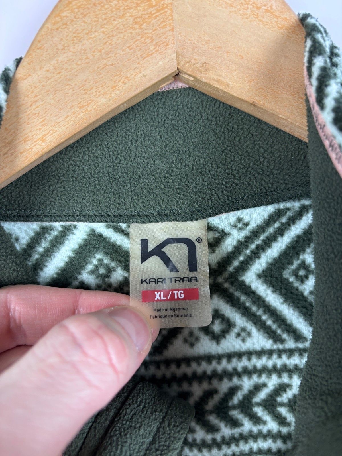 Other Kari Traa Fleece Fair Isle Light Weight Sweater Green XL Size XL / US 12-14 / IT 48-50 - 7 Thumbnail