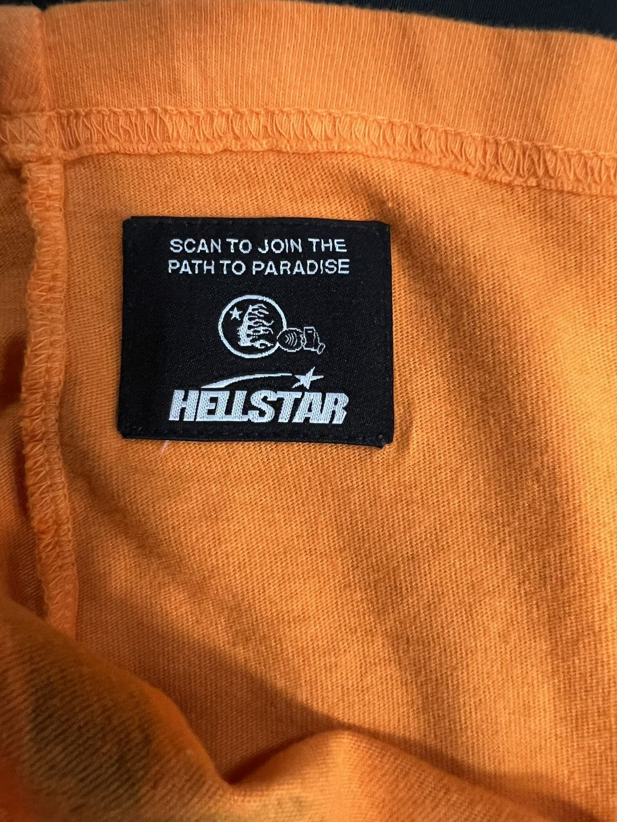 HELLSTAR Hellstar Studios Jesus Path To Paradise Orange T-Shirt Size US S / EU 44-46 / 1 - 3 Thumbnail