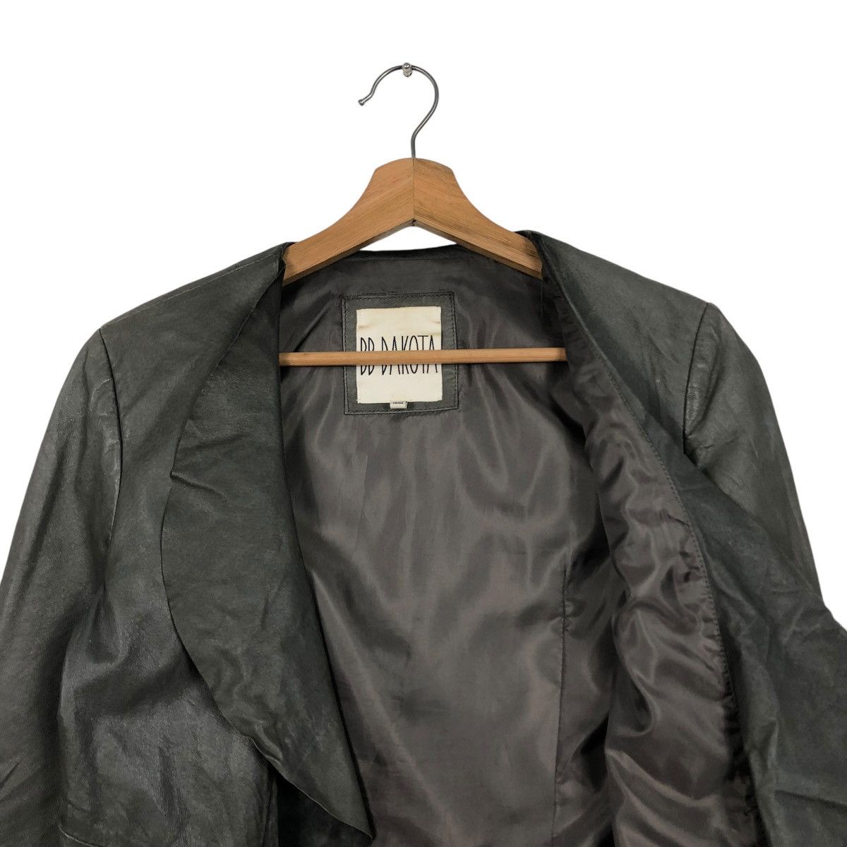 Japanese Brand 🔥VTG CROPPED BIKER LEATHER JACKET BB DAKOTA 14th ADDICTION Size US S / EU 44-46 / 1 - 14 Thumbnail