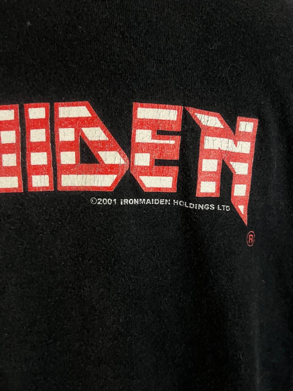 Iron Maiden Iron Maiden Tee T Shirt Vintage 2001 American Size US XL / EU 56 / 4 - 9 Thumbnail