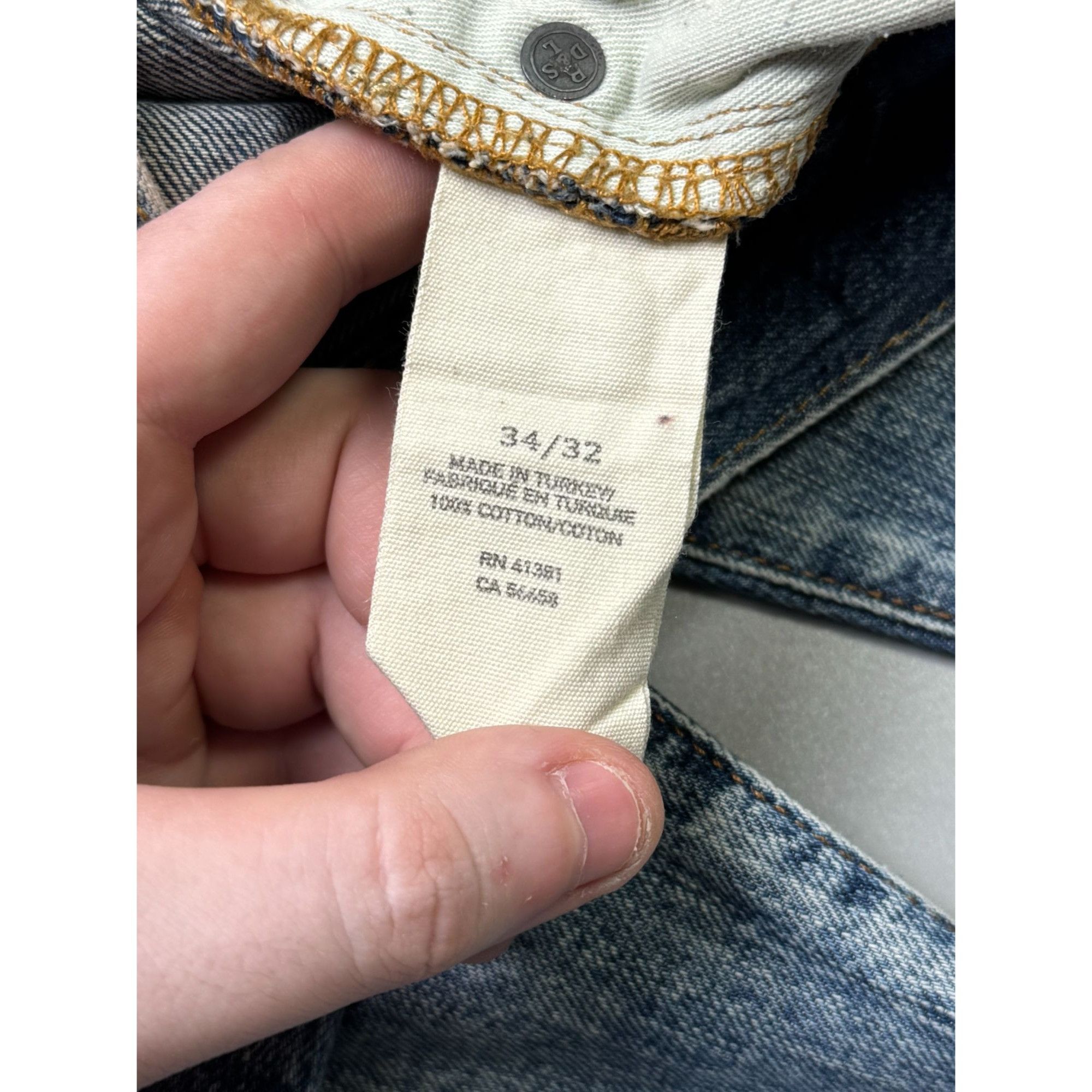Denim & Supply Ralph Lauren Denim & Supply Ralph Lauren Prospect Slim Fit Jeans (Y1141) Size US 34 / EU 50 - 11 Thumbnail