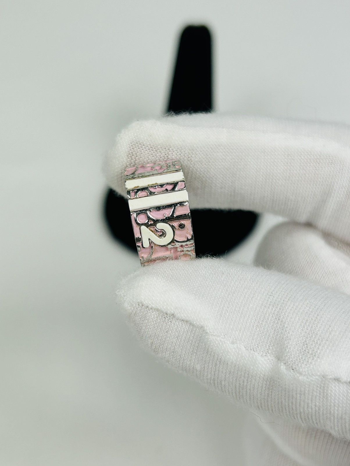 Dior Dior Pink Trotter 2 Ring Size 5 Size ONE SIZE - 6 Thumbnail