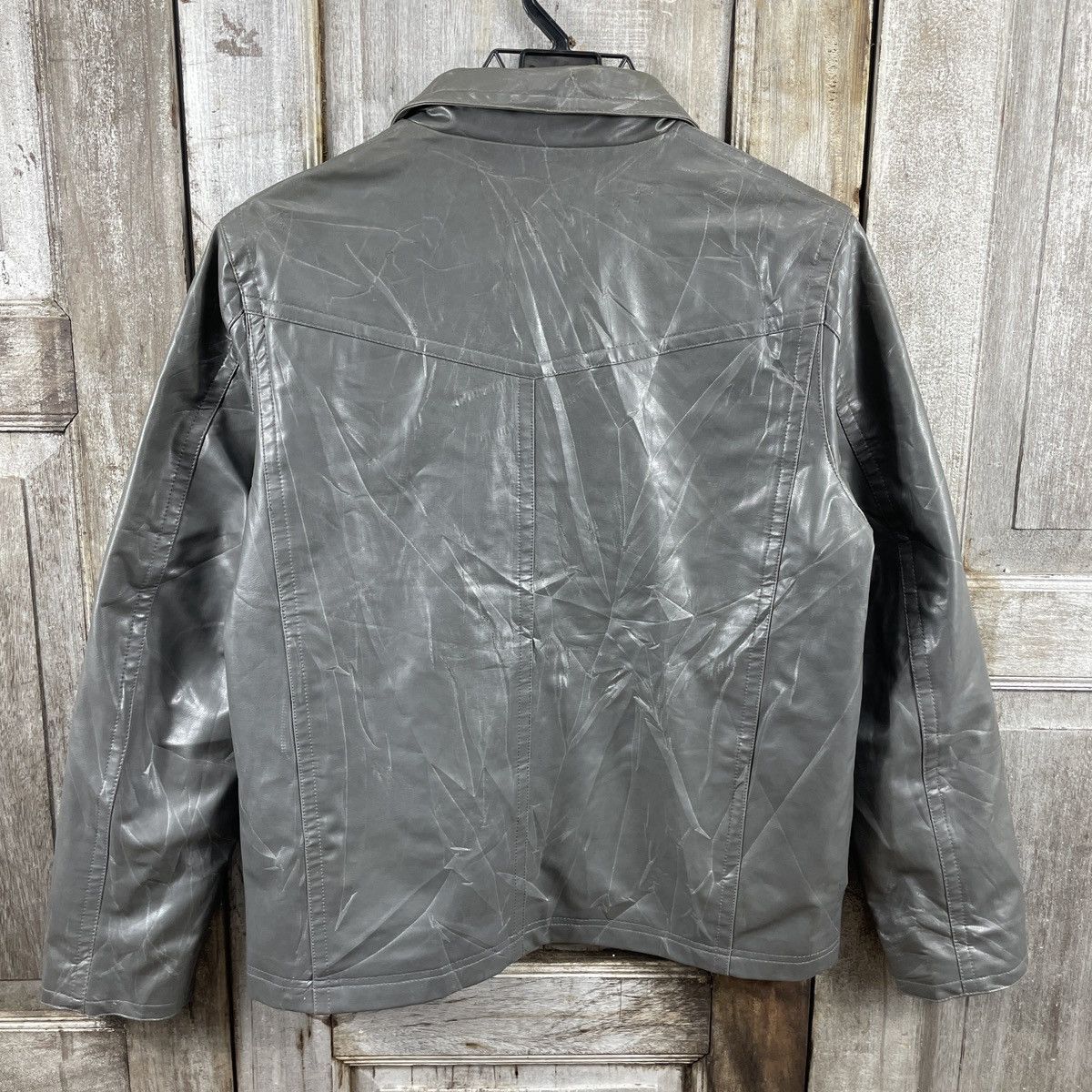 Vintage Vintage Sweet Orr Worker Leather Jacket Size US M / EU 48-50 / 2 - 2 Thumbnail