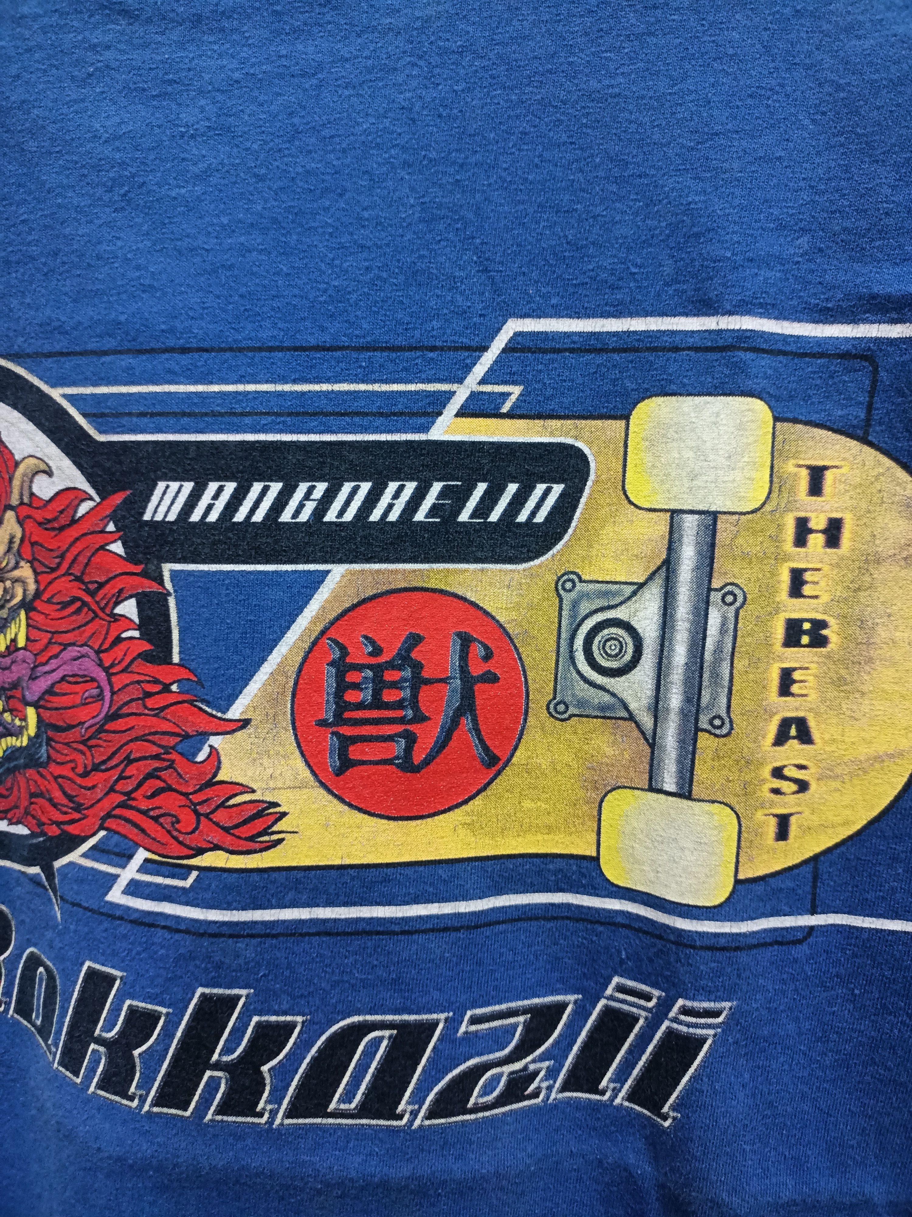 Hook-Ups Rare Vintage 90s The Beast Rokazzi Skateboard Hook Ups Tee Size US M / EU 48-50 / 2 - 6 Thumbnail