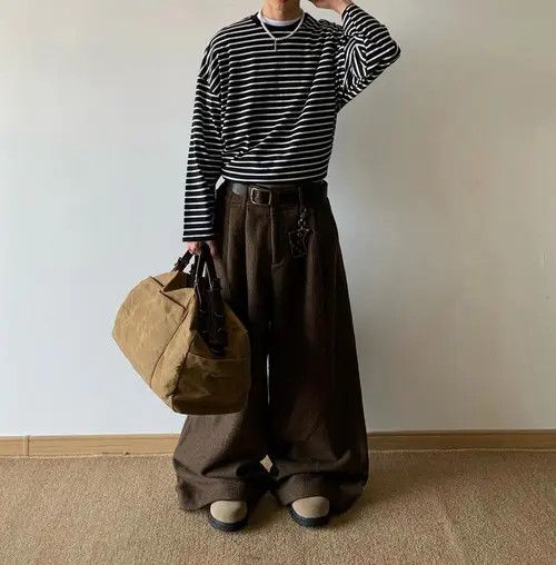 VIBE Stylish Striped Long Sleeve Shirt Size US M / EU 48-50 / 2 - 8 Thumbnail
