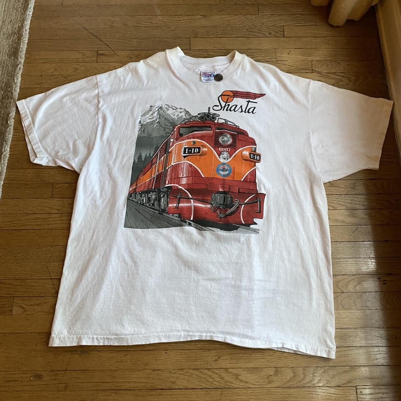 Hanes Vintage Shasta Train Graphic tee Size US XXL / EU 58 / 5 - 1 Thumbnail