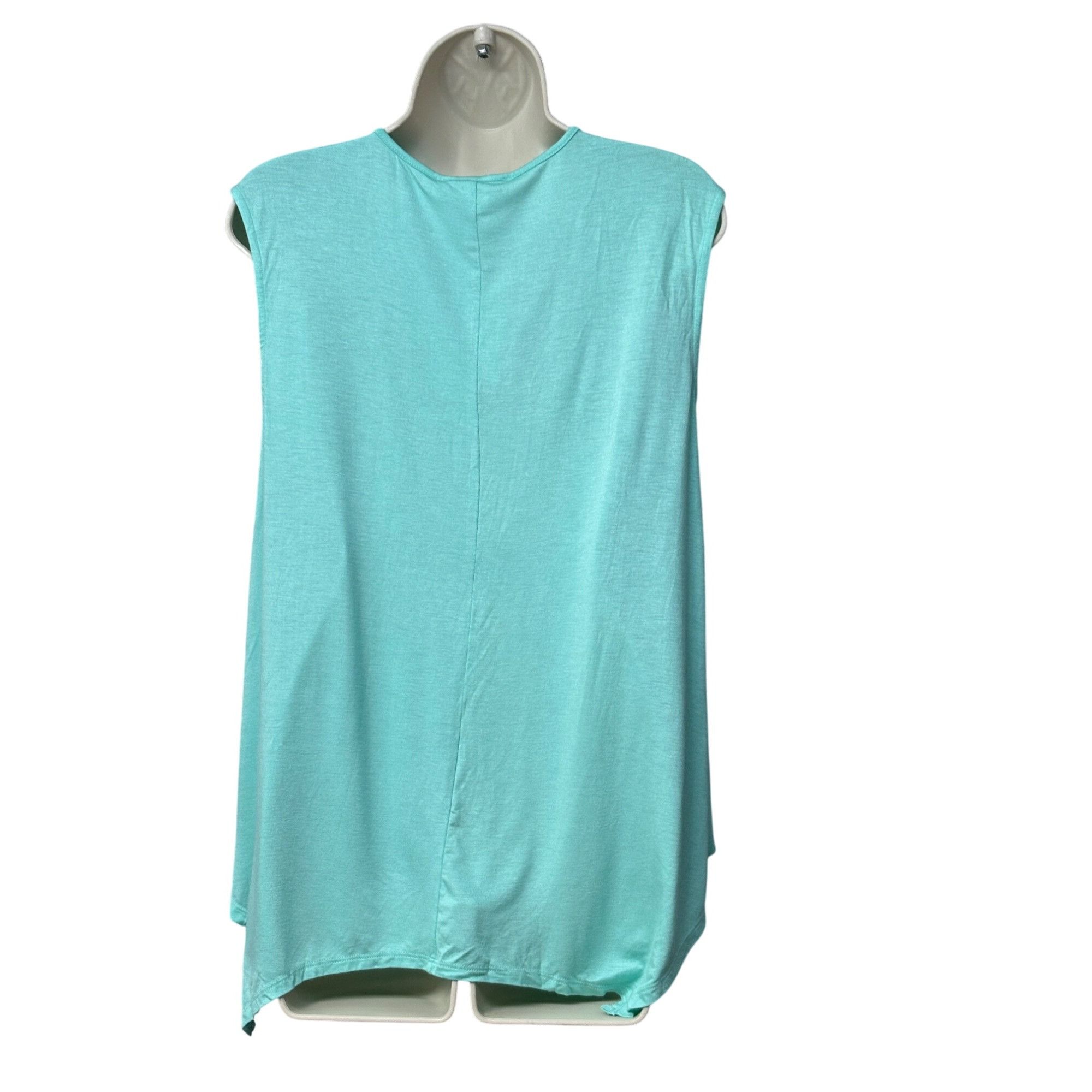 Other Hippie Rose Junior’s Sharkbite Hi-Low Tee, Lunar Mint, L Size L / US 10 / IT 46 - 4 Thumbnail