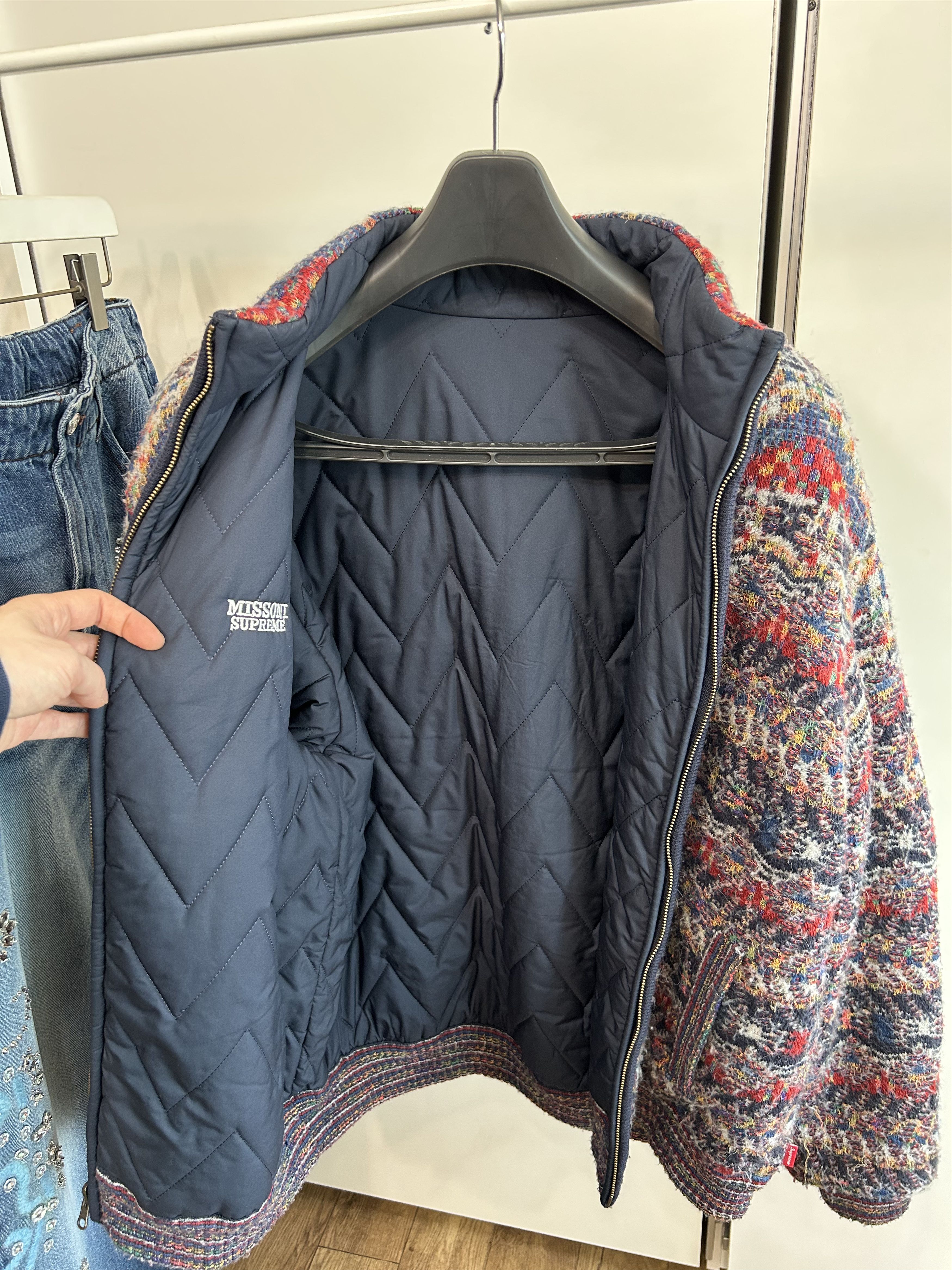Supreme SUPREME x MISSONI Knit Quilted Jacket Size US L / EU 52-54 / 3 - 7 Thumbnail