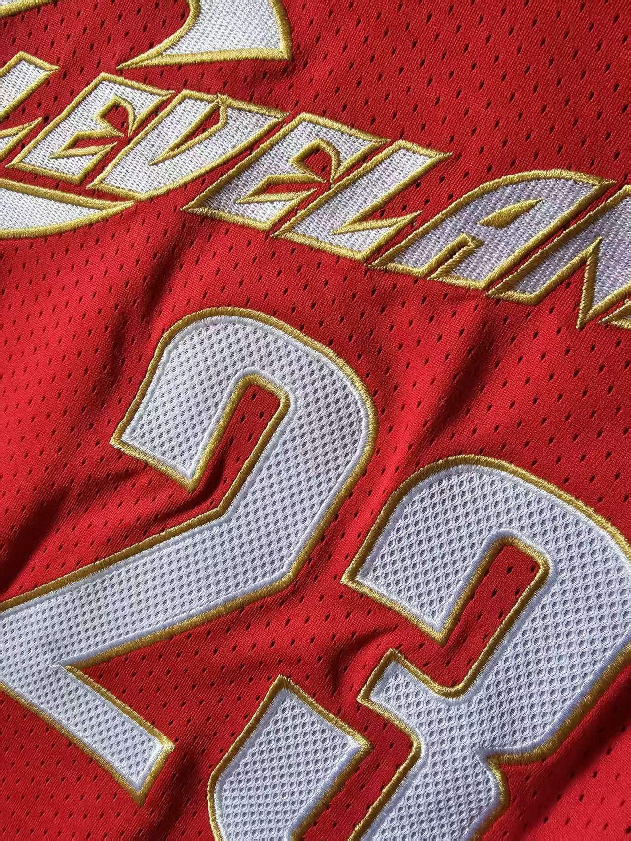NBA LeBron James Jersey Cleveland Cavaliers Red Double Stitched Size US XL / EU 56 / 4 - 4 Thumbnail