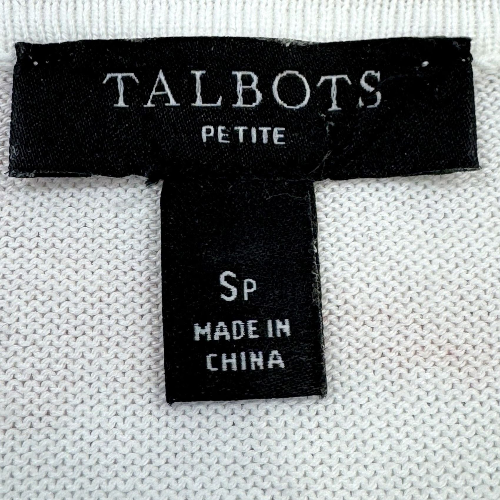 Talbots Talbots Cardigan Sweater Beach Landscape Print Multicolor 3/4 Sleeve V-Neck Petite Small Womens Size S / US 4 / IT 40 - 3 Thumbnail