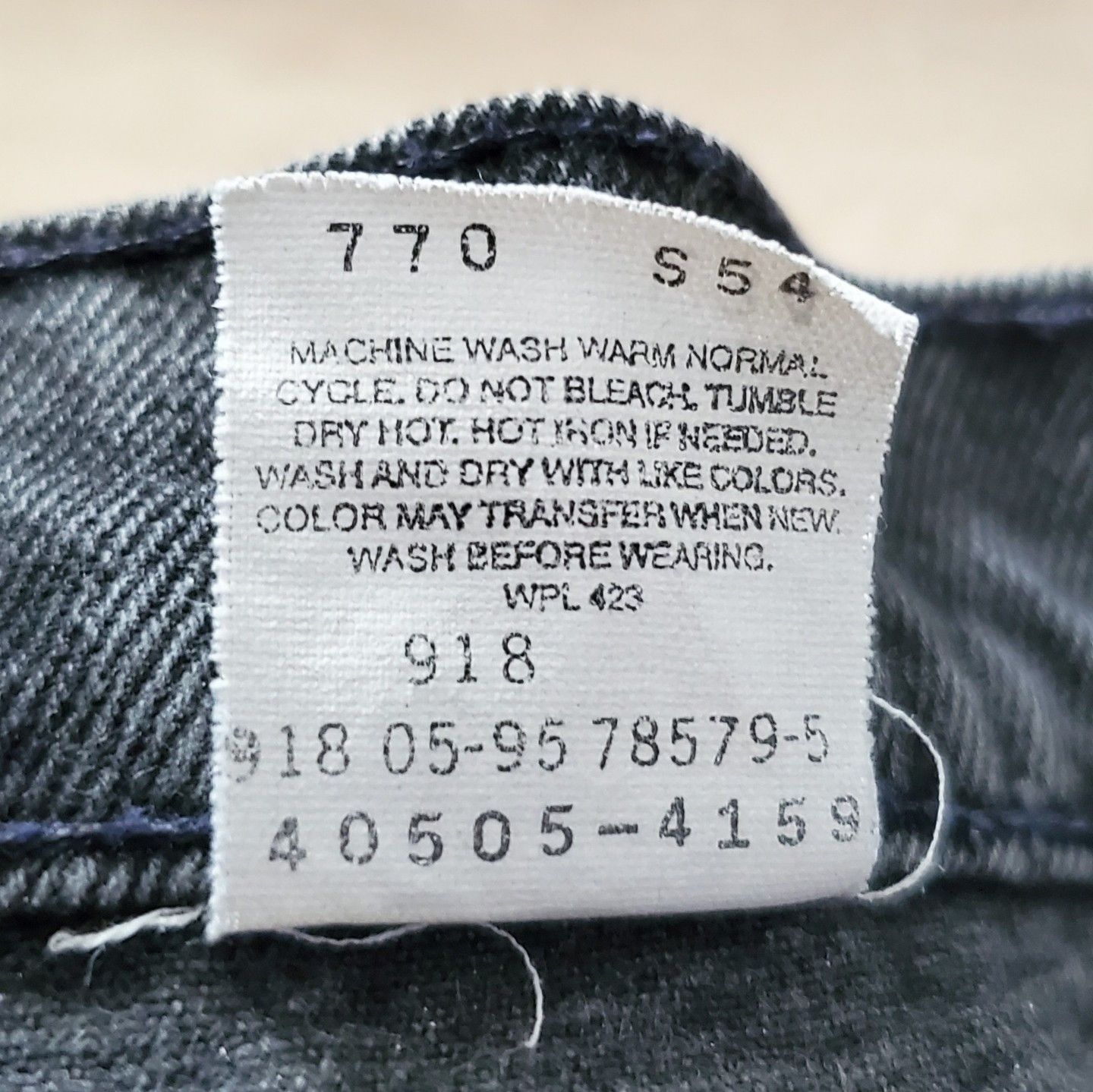Levi's Vintage Clothing Vtg 1995 Levi’s 505 Orange Tab Jeans Straight Leg Distressed Size US 32 / EU 48 - 9 Thumbnail