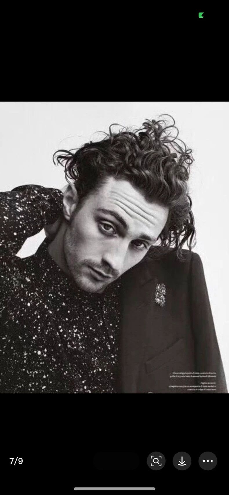 Saint Laurent Paris saint Laurent paris2015 FW Star Ink Splashing Shirt 2503-N Size US XXS / EU 40 - 8 Thumbnail