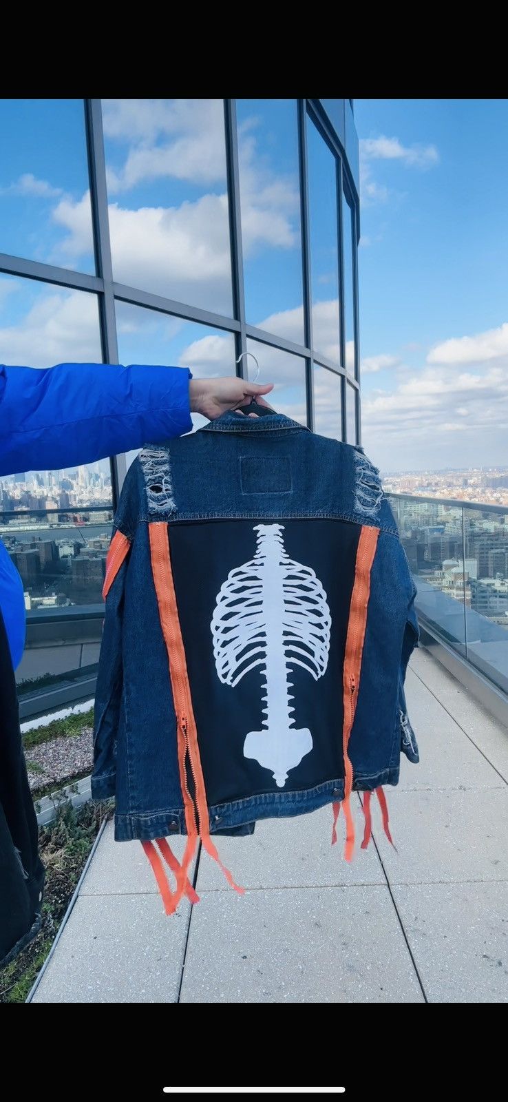 Other CUSTOM DENIM JACKET PUNK STYLE Size US M / EU 48-50 / 2 - 4 Thumbnail