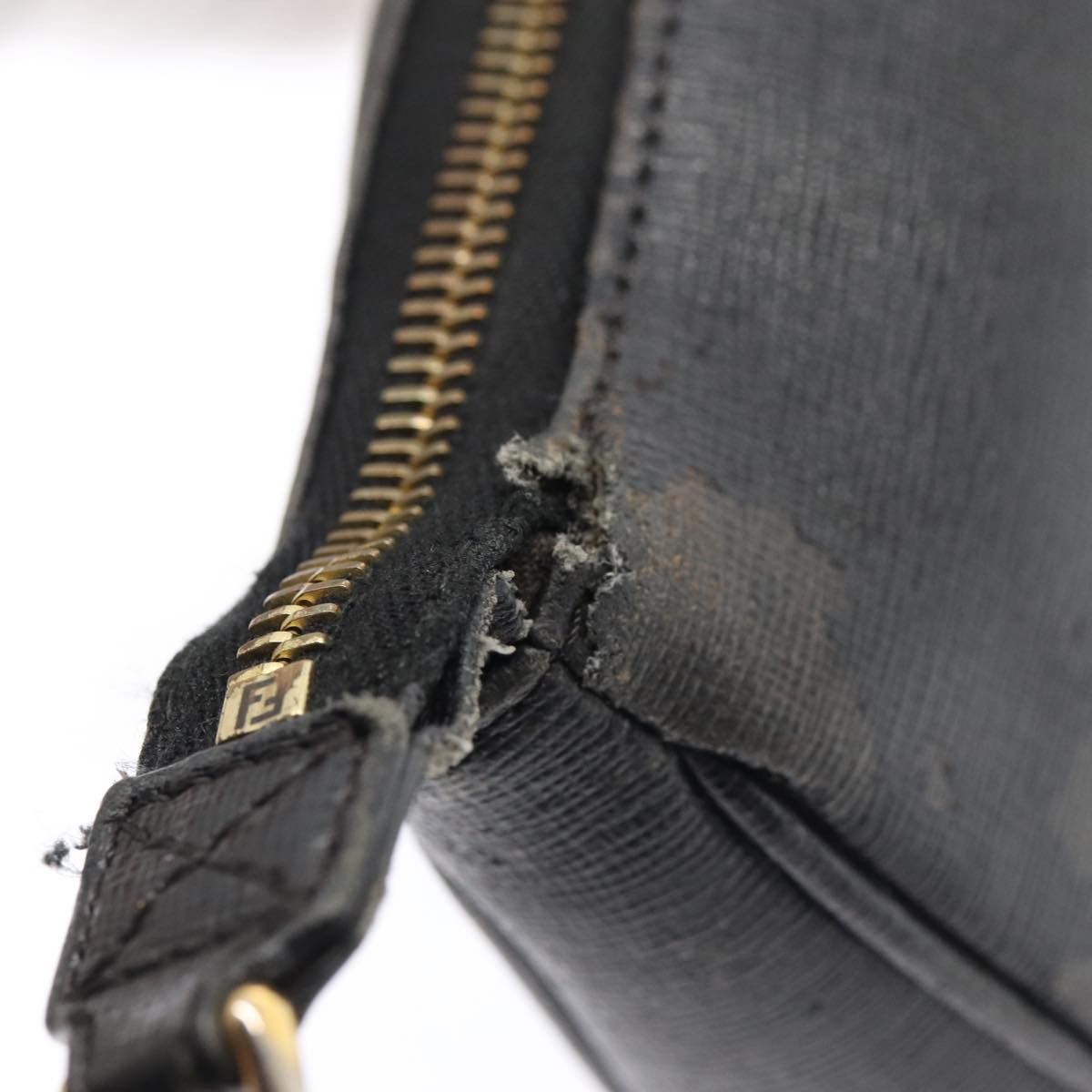 Fendi FENDI Shoulder Bag Leather Navy Size ONE SIZE - 7 Thumbnail