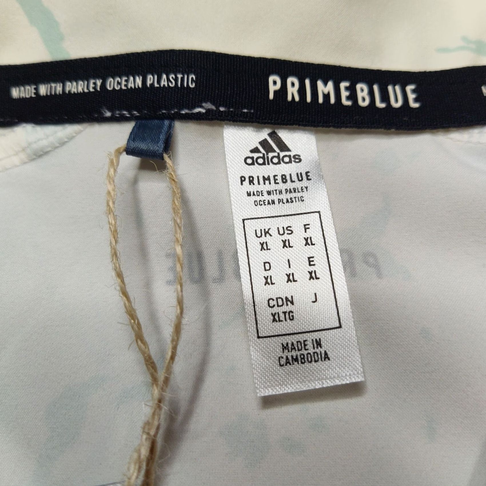 Adidas VINTAGE ADIDAS Women Windbreaker XL PrimeBlue Halo Mint White Full Zip L/S Windbreaker NEW HA0583 Size XL / US 12-14 / IT 48-50 - 5 Thumbnail