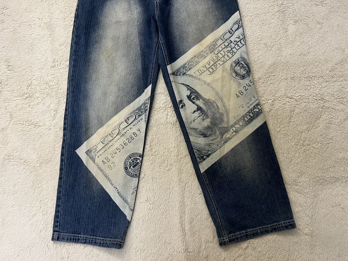 Japanese Brand Vtg STUB Jeans 36x32 Mens Baggy Y2K 90s Hip Hop Size US 36 / EU 52 - 2 Thumbnail