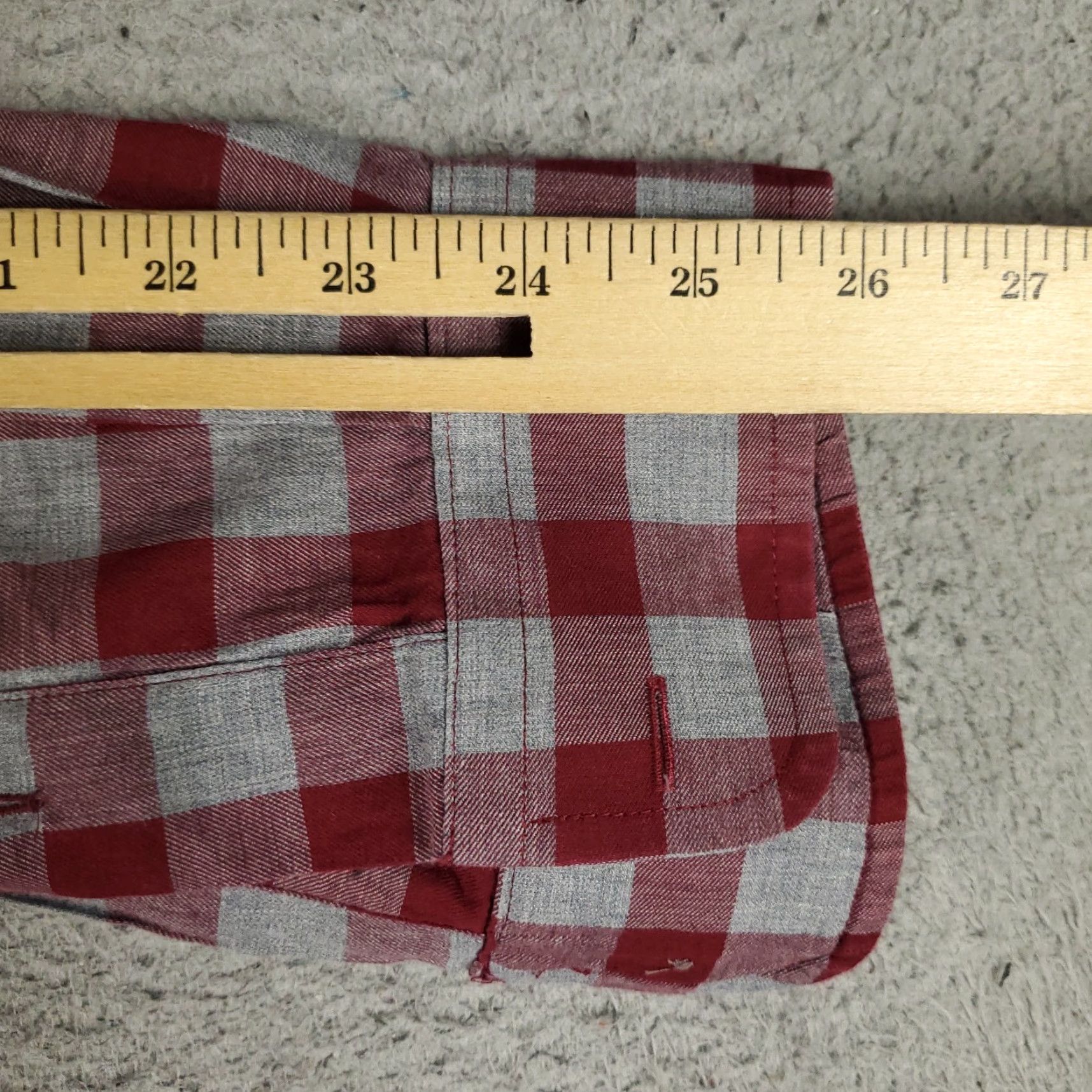 Vineyard Vines Vineyard Vines Shirt Men Large Red Gray Check Slim Fit Button-Up Long Sleeve Collared Button-Down Cotton Preppy Mens Size US L / EU 52-54 / 3 - 6 Thumbnail