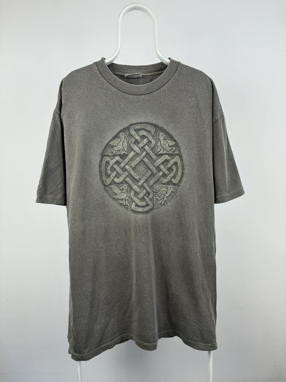 Vintage Vintage Celtic Cross Big Logo Faded Tee Size US XL / EU 56 / 4 - 1 Thumbnail