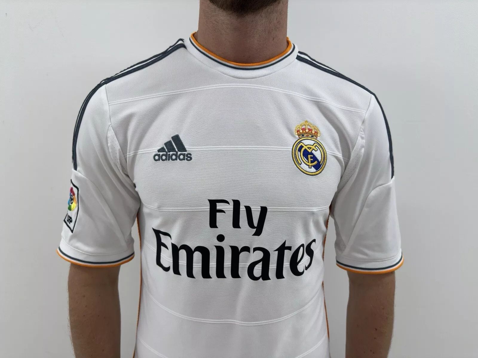 Adidas Fc Real Madrid 2013 2014 Home Jersey T-Shirt Soccer Football Size US S / EU 44-46 / 1 - 2 Thumbnail