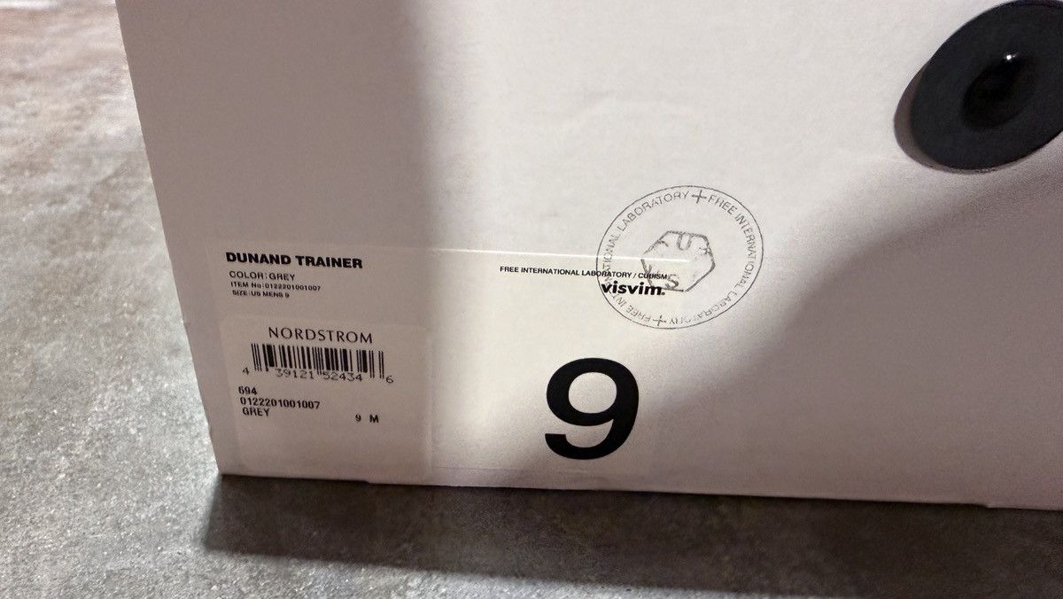 Visvim Visvim Dunand Trainer Grey – Size 9 – Brand New w/ Box Size US 9 / EU 42 - 5 Thumbnail