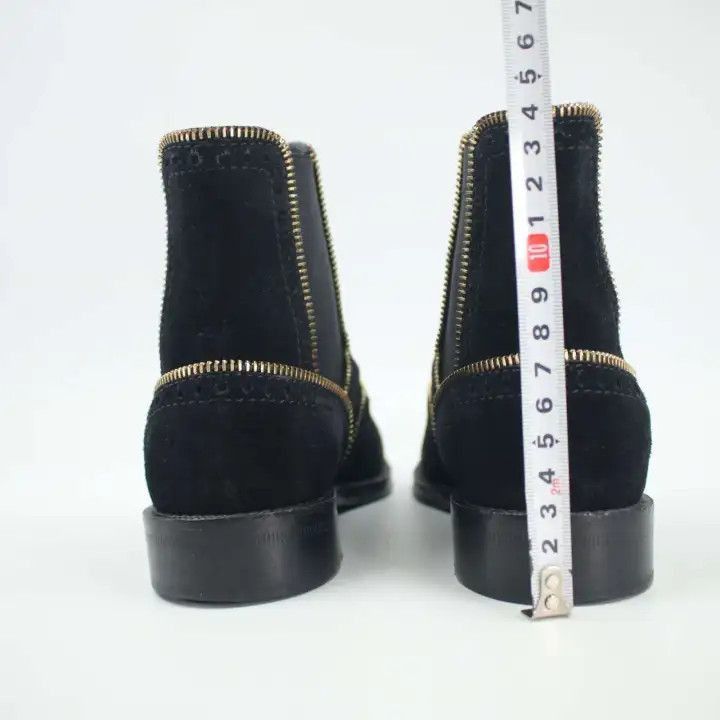 Louis Vuitton Louis Vuitton Black Leather Ankle Boots for Women -2508 Size US 5 / IT 35 - 9 Thumbnail