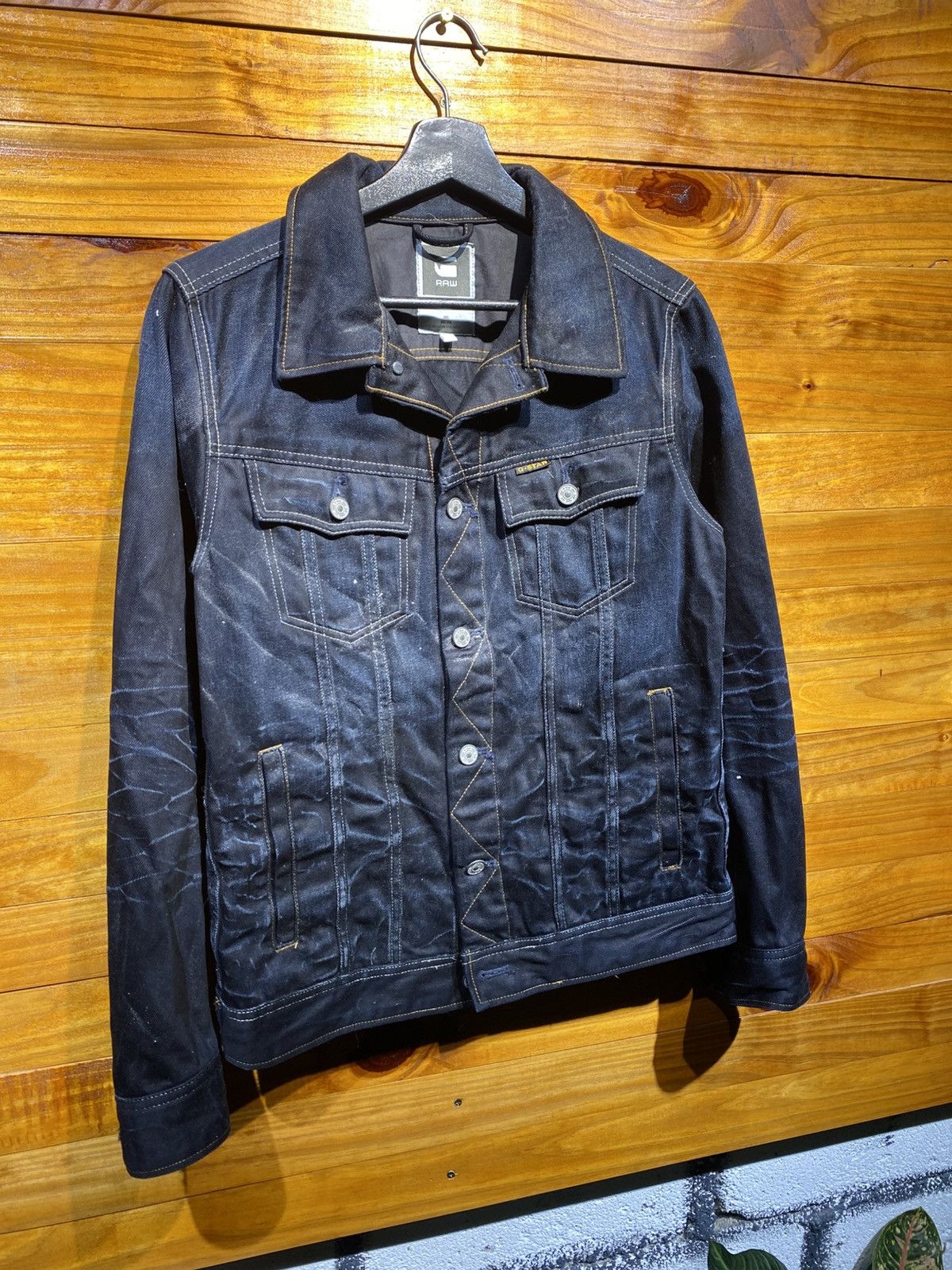 G-Star G-Star RAW Denim Black Jean Jacket Classic Raw Denim Style Size US S / EU 44-46 / 1 - 5 Thumbnail