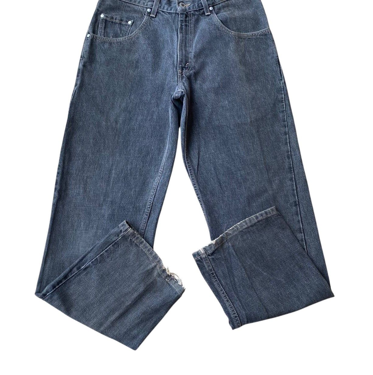 Levi's Vintage Clothing VINTAGE LEVIS 99 SILVERTAB BAGGY LOOSE FADED BLACK DENIM Size US 31 - 4 Thumbnail