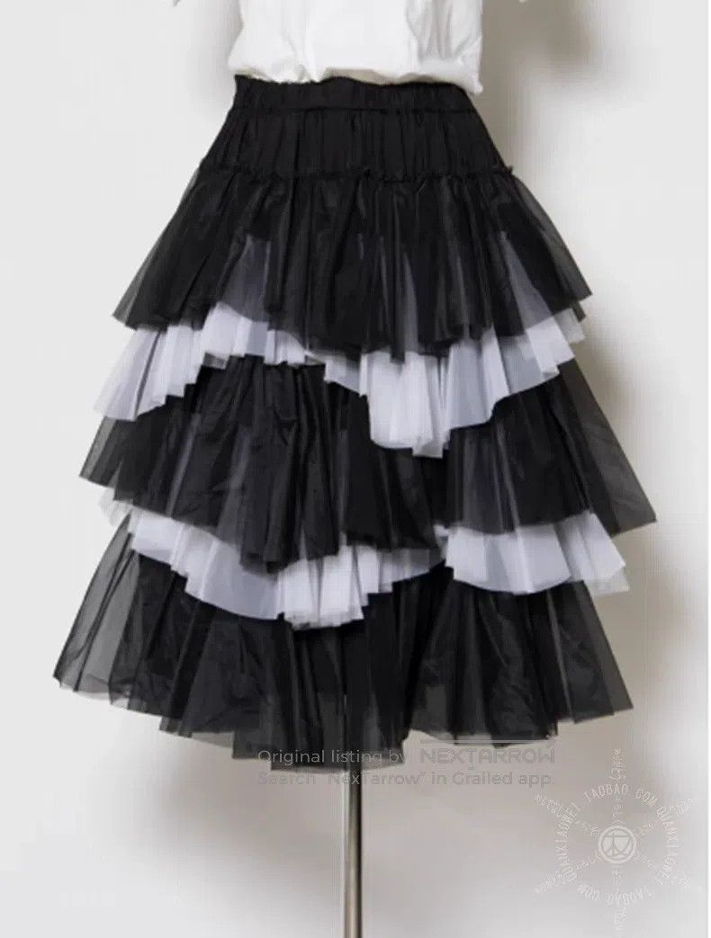 Comme des Garcons Comme Des Garcons size S Color Layered Pleated Cake Skirt Size 23" - 1 Thumbnail