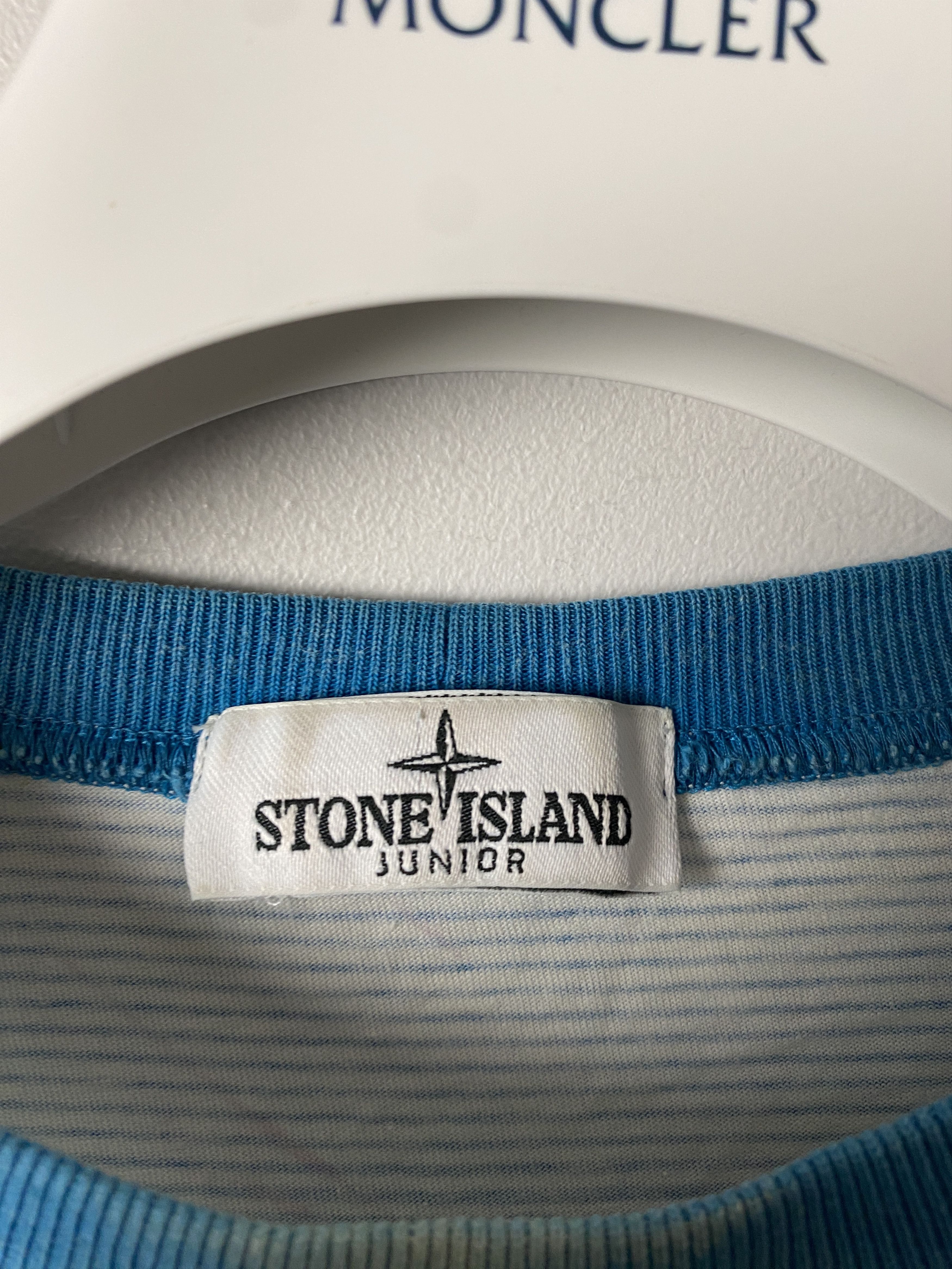 Stone Island Stone Island striped t-shirt tee big back logo Size US XXS / EU 40 - 4 Thumbnail