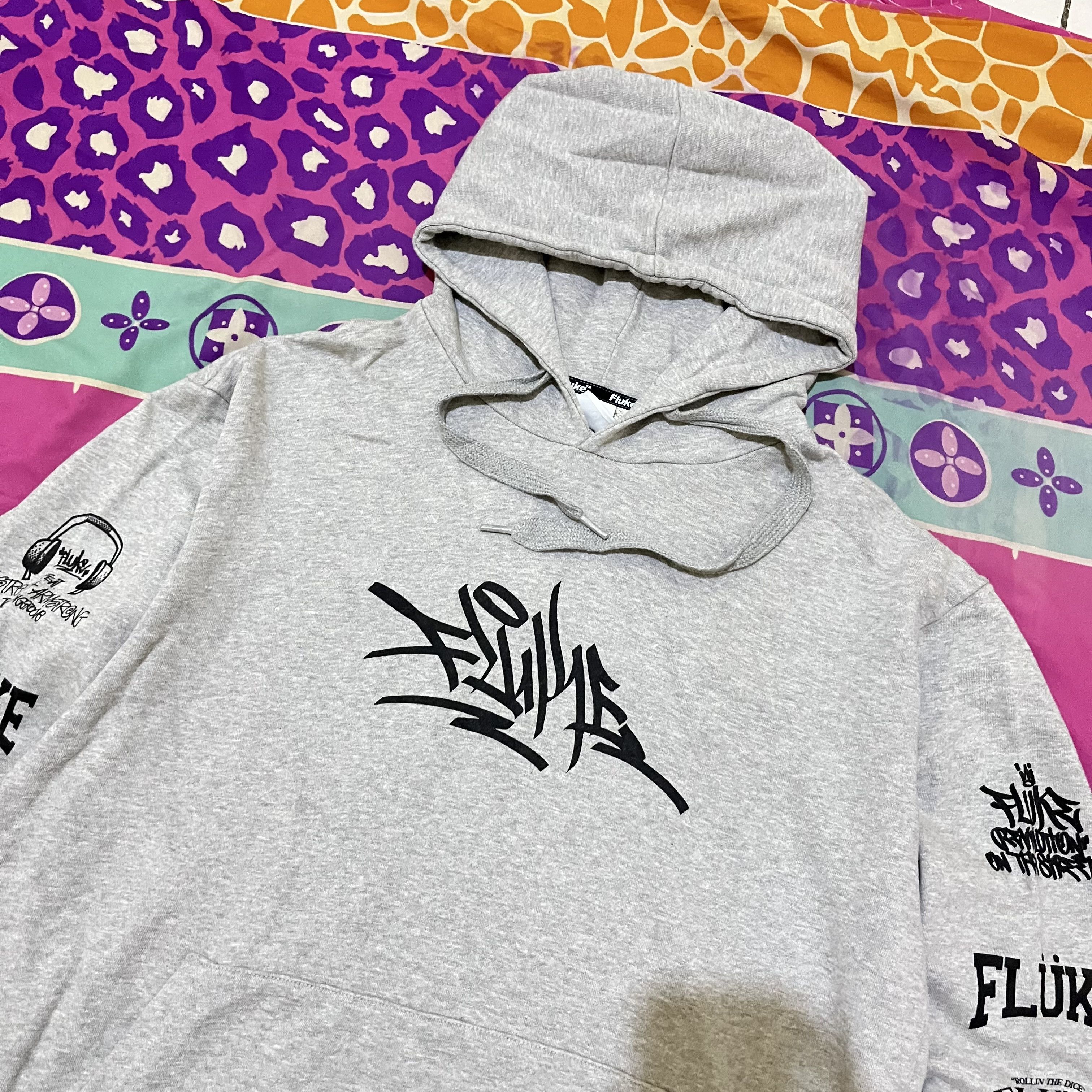 Vintage Fluke skate hoodie Size US L / EU 52-54 / 3 - 3 Thumbnail