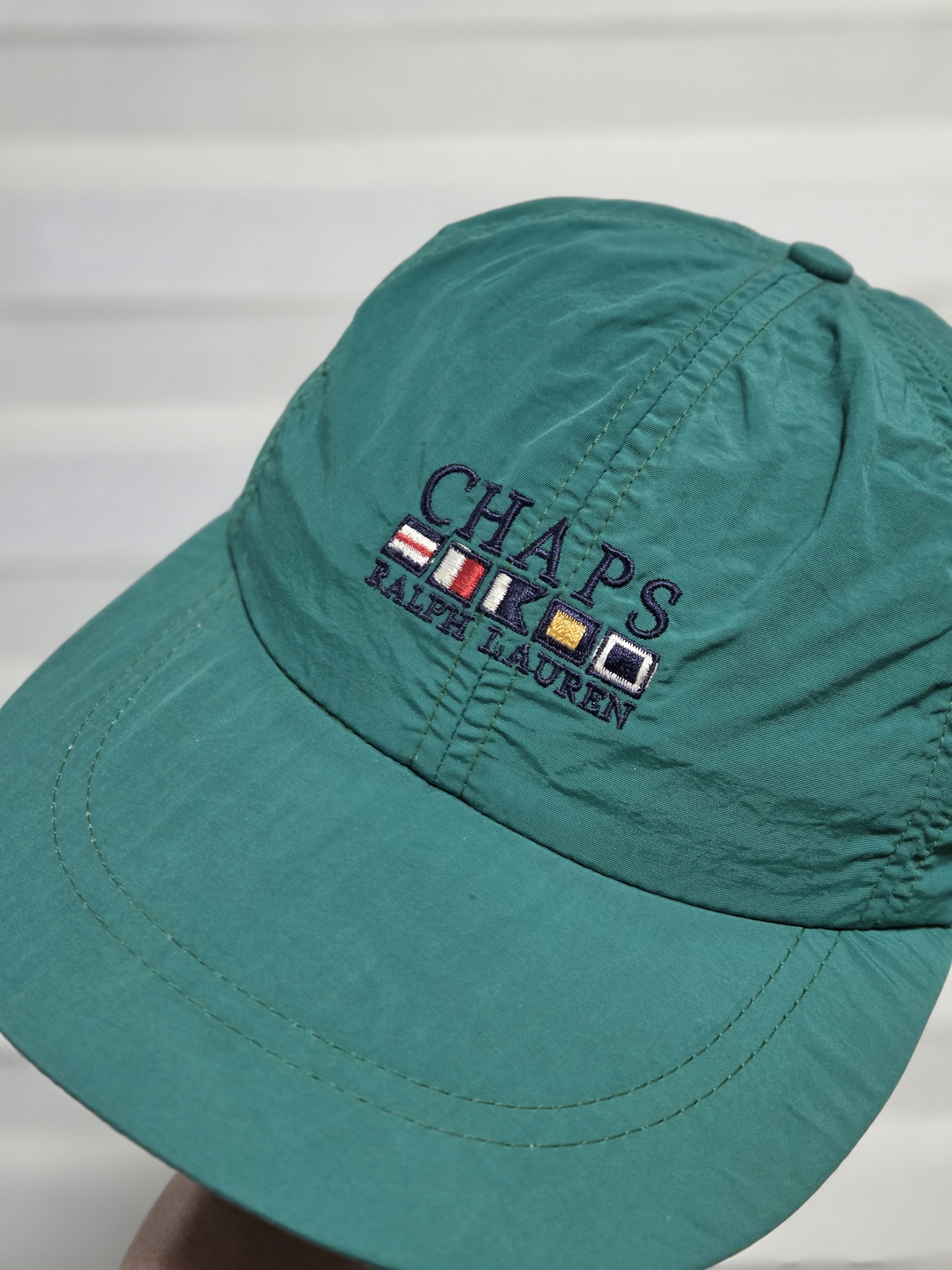 Chaps Ralph Lauren VTG MADE IN USA Chaps ralph lauren nylon Inner terry cap Size ONE SIZE - 5 Thumbnail