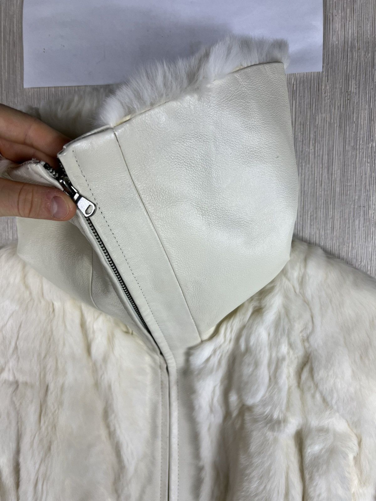 Vintage Vintage Conbipel y2k fur leather belt cropped jacket retro Size S / US 4 / IT 40 - 24 Thumbnail