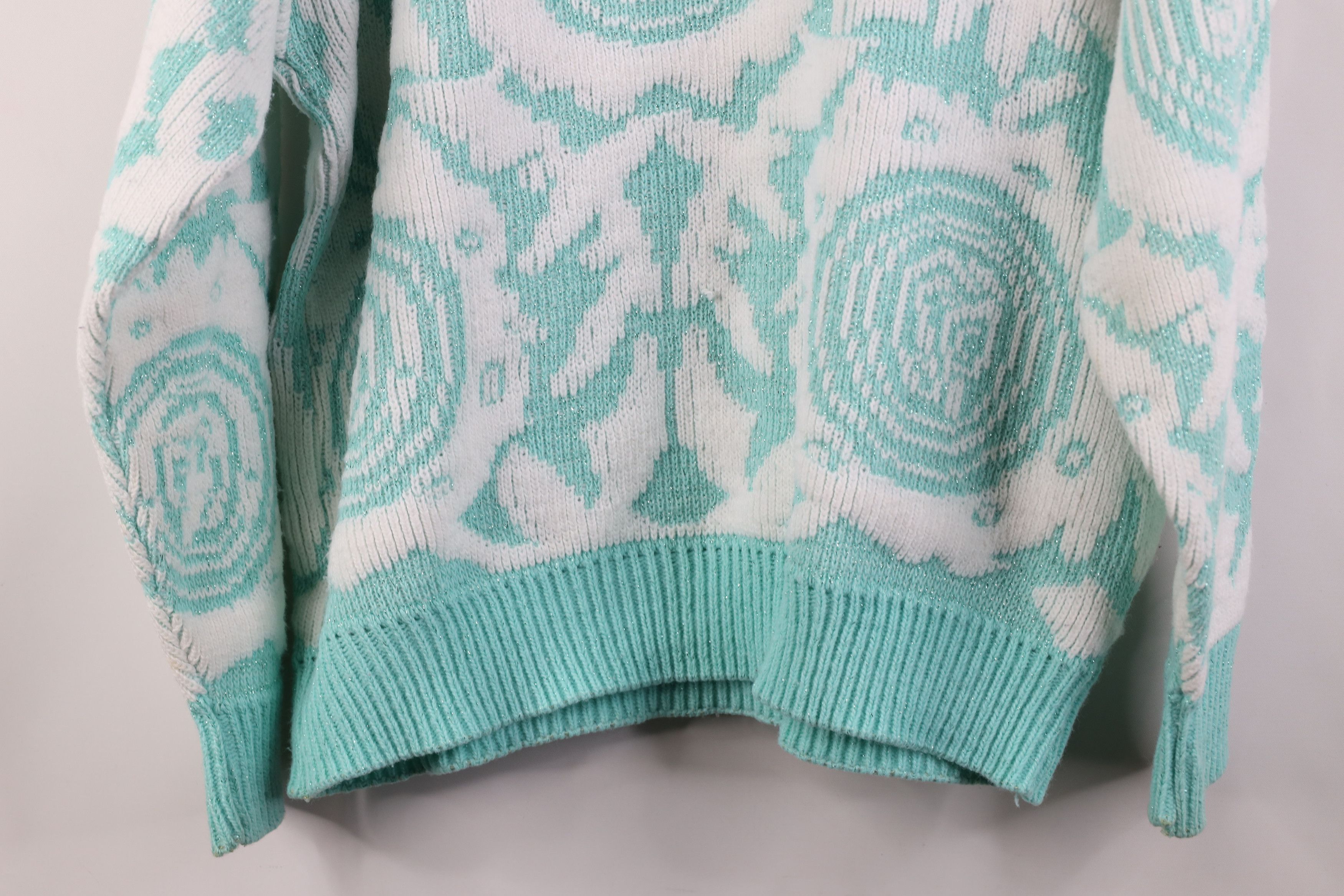 Vintage Vintage 80s 90s Knit Fairy Kei Kawaii Sweater Pastel USA Size L / US 10 / IT 46 - 12 Thumbnail