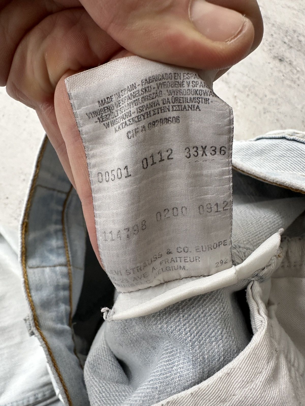 Levi's × Levi's Vintage Clothing × Vintage Vintage Levi’s 501 Denim Faded Jeans Size US 33 - 6 Thumbnail