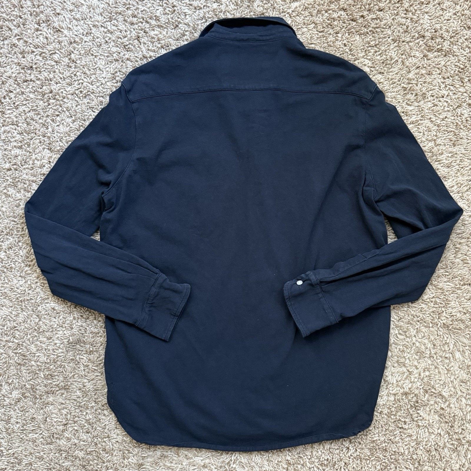 Frank & Eileen Frank & Eileen Button Up Shirt Navy Blue Cotton Labeileen HJ Size M / US 6-8 / IT 42-44 - 5 Thumbnail