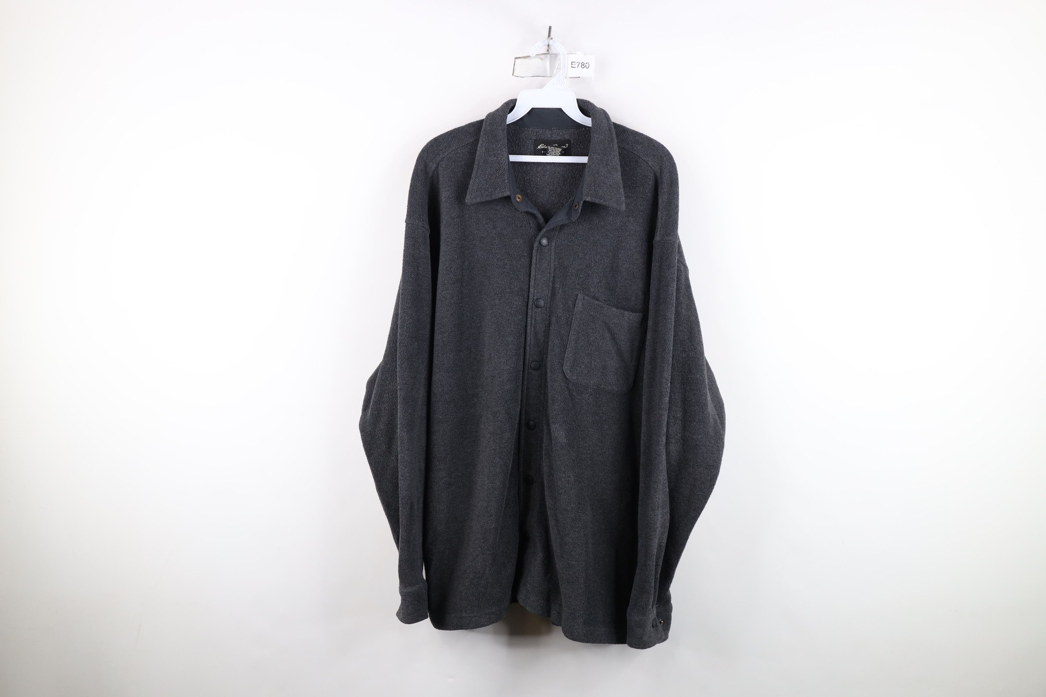 Eddie Bauer Vintage 90s Eddie Bauer Fleece Button Shirt Jacket Jac Shirt Size US L / EU 52-54 / 3 - 1 Thumbnail
