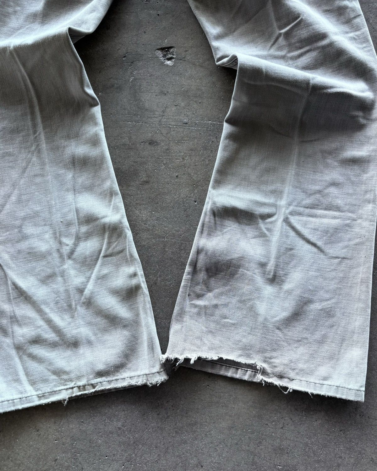 If Six Was Nine × Japanese Brand × Le Grande Bleu (L.G.B.) Emba Ifsixwasnine Lgb Style Grey Flared Denim Pants Size US 29 - 7 Thumbnail