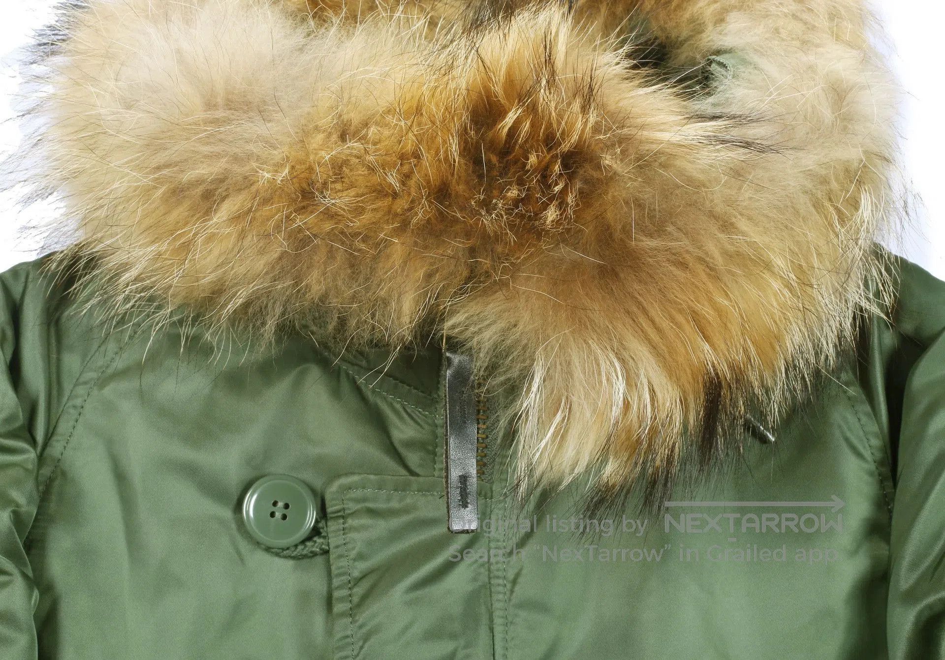 Mastermind Japan Green Fur-Hooded Heavy Coat - Size S. Size US S / EU 44-46 / 1 - 4 Thumbnail