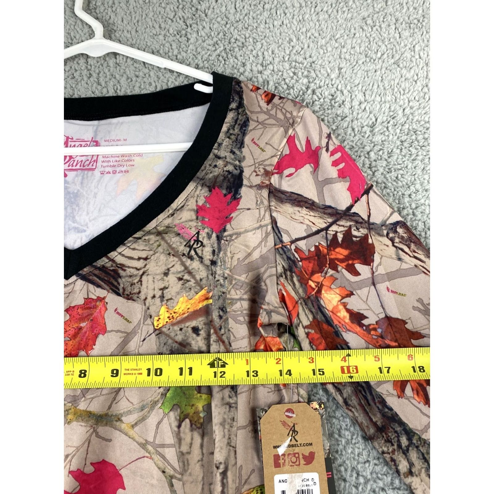 Vintage Angel Ranch Shirt Womens Long Sleeve Dri-Fit Charge Workout Hot Leaf/35-60 Size M / US 6-8 / IT 42-44 - 6 Thumbnail