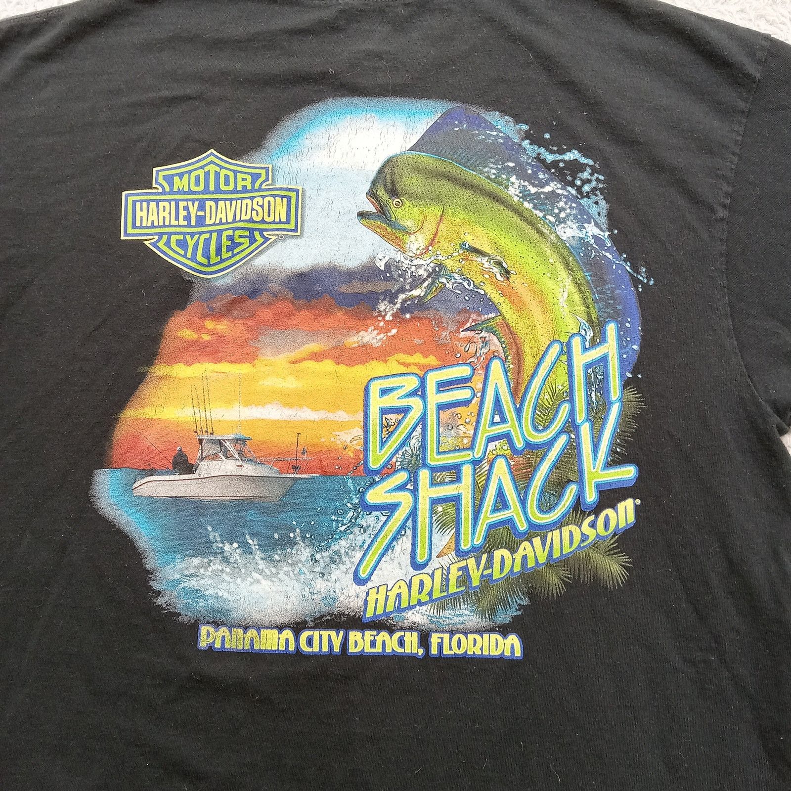 Harley Davidson Harley Davidson T-Shirt L Beach Shack Black Panama City Size US L / EU 52-54 / 3 - 3 Thumbnail