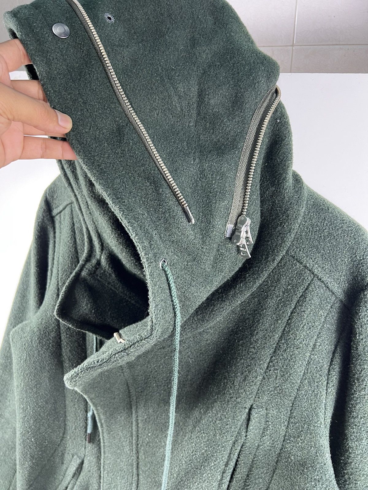 Tornado Mart 🔥 Tornado Mart wool double collar Hood punk Revolution - M Size US XS / EU 42 / 0 - 4 Thumbnail