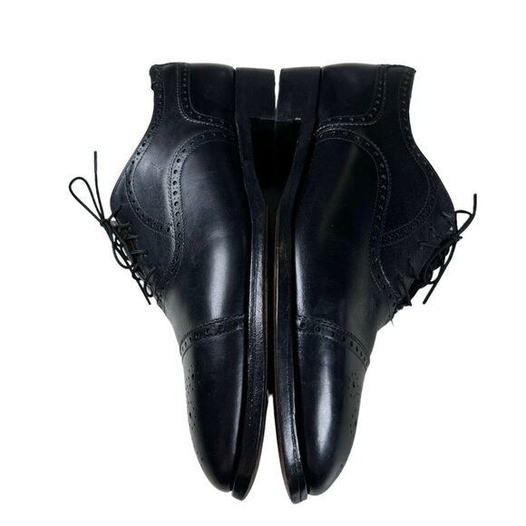 Brooks Brothers Brooks Brothers Peal & Co Made in England Black Leather Oxfo Size US 10 / EU 43 - 13 Thumbnail