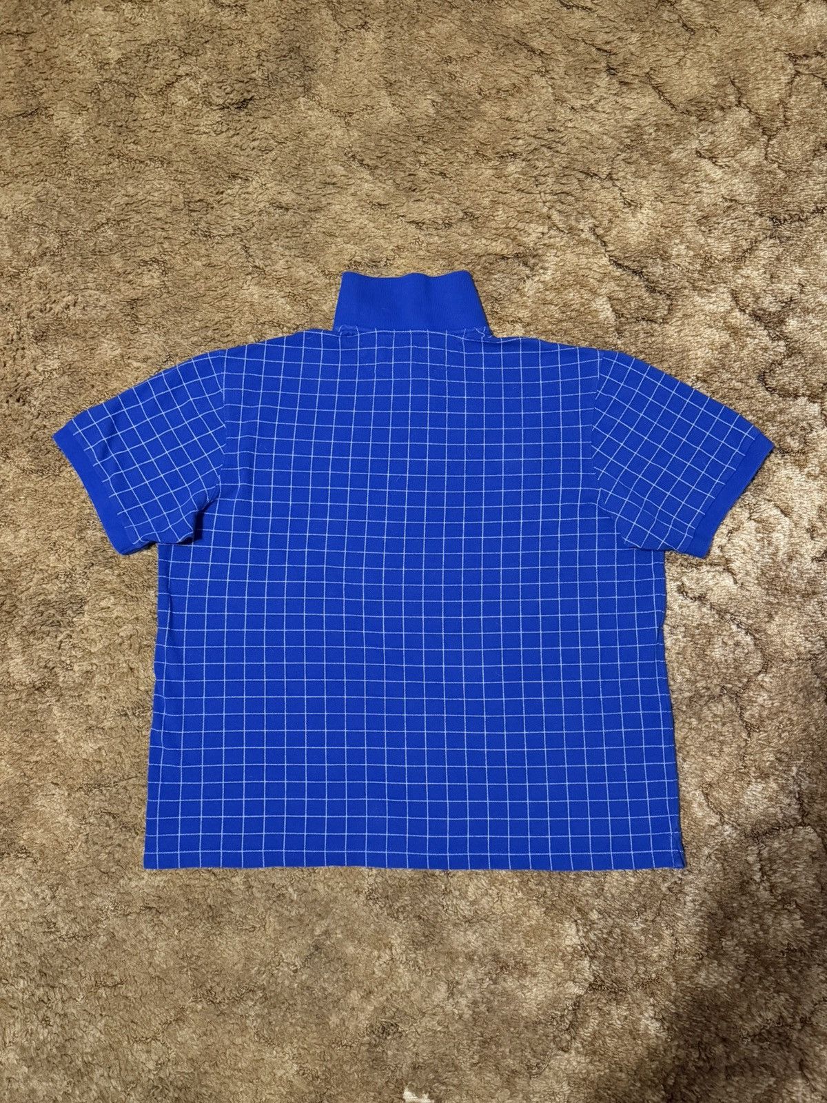 Chaps Vintage Chaps Blue Grid Polo Shirt XLarge Size US XL / EU 56 / 4 - 4 Thumbnail