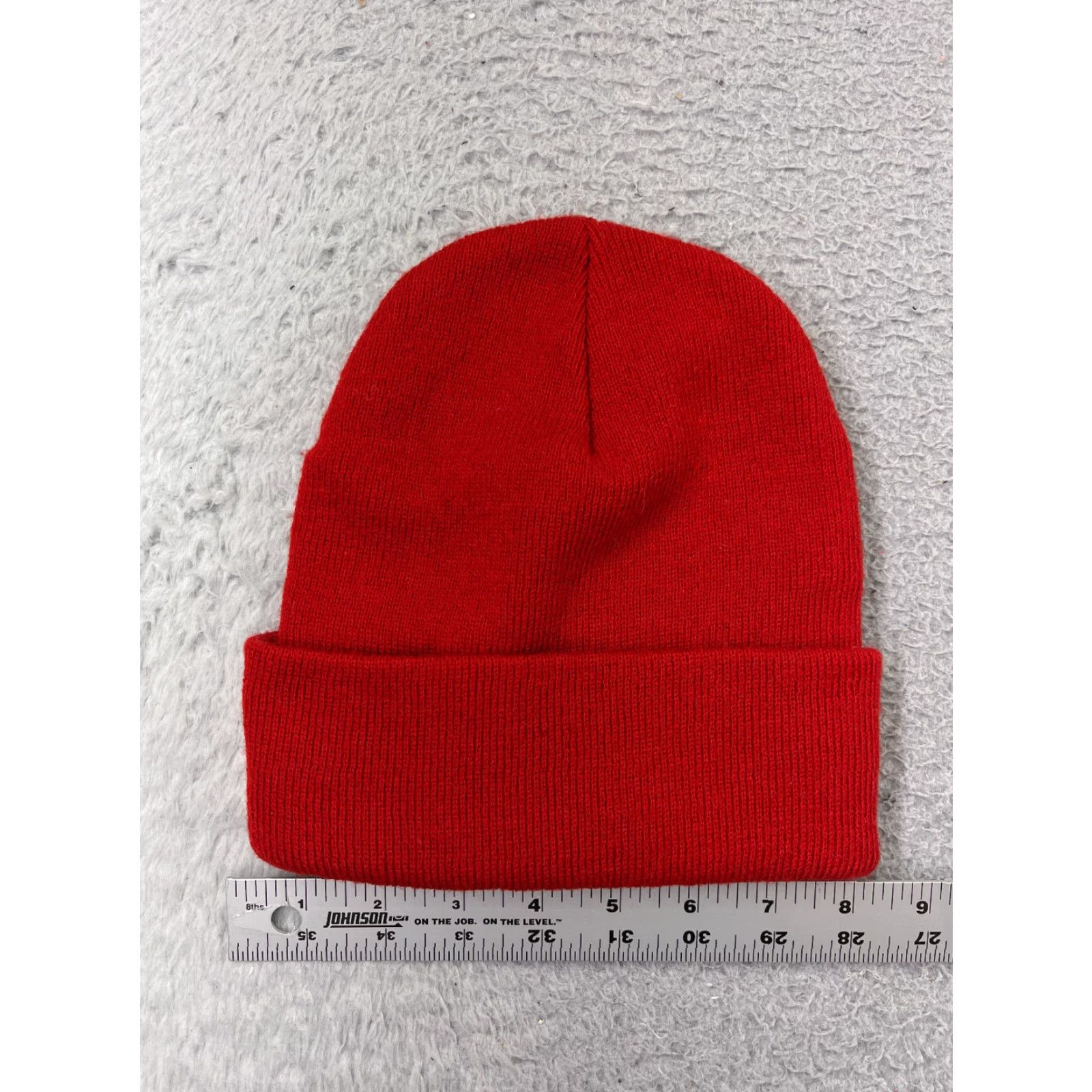 Port & Company Port & Company Crossed Fingers Beanie Toque Beanie Adult One Size Red Knit Acrylic Hat Mens Size ONE SIZE - 3 Thumbnail