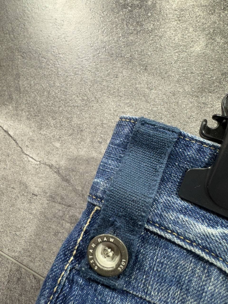 Other G-Star Raw Denim Jeans Baggy Pant 3301 Faded Fly Embroidered Size US 36 / EU 52 - 2 Thumbnail