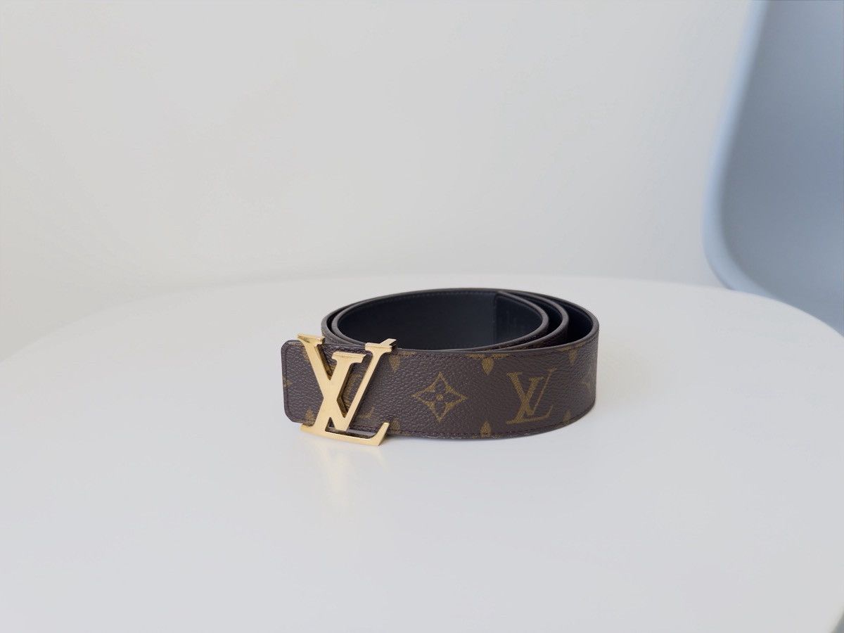 Louis Vuitton Ceinture Trio Monogram Belt 85 34 Brown louis-vuitton-corner-pin-35mm-  main image 3