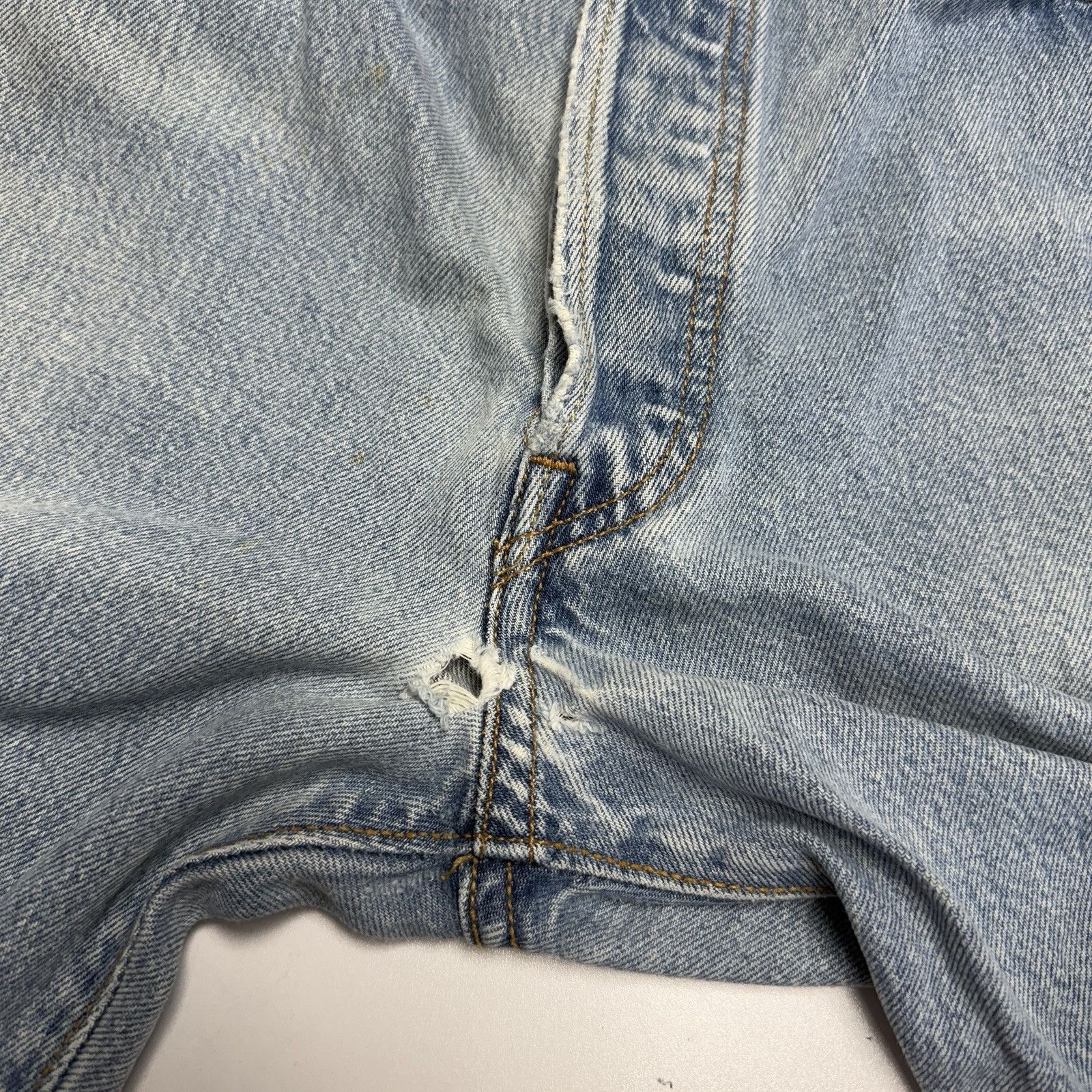 Levi's Levi's 501xx Jeans Mens Size 38x36 (32x30.5) Light Wash Deni Size US 38 / EU 54 - 6 Thumbnail