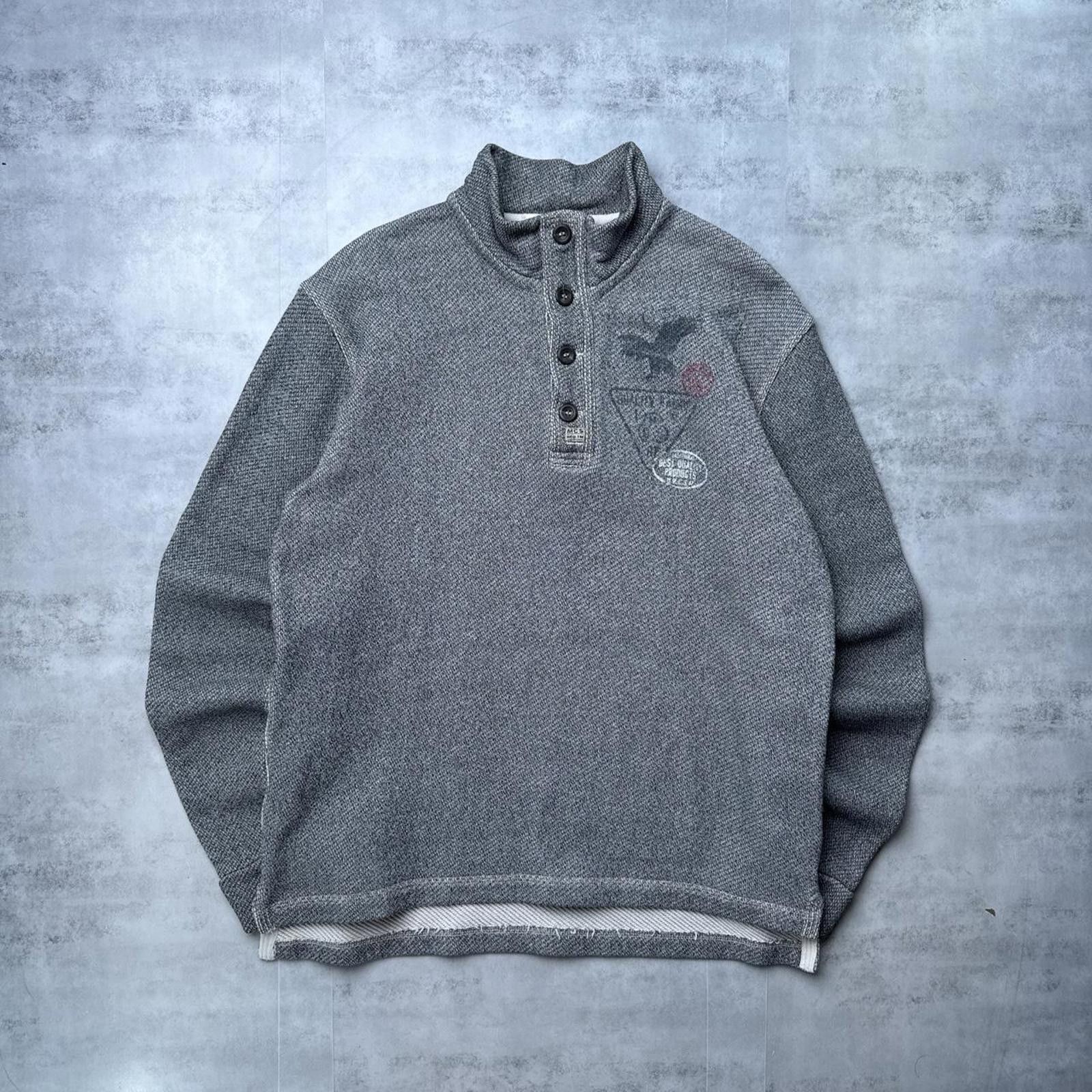 Marlboro Y2K Marlboro Classics 00s Gray Long sleeve polo shirt Size US M / EU 48-50 / 2 - 1 Thumbnail