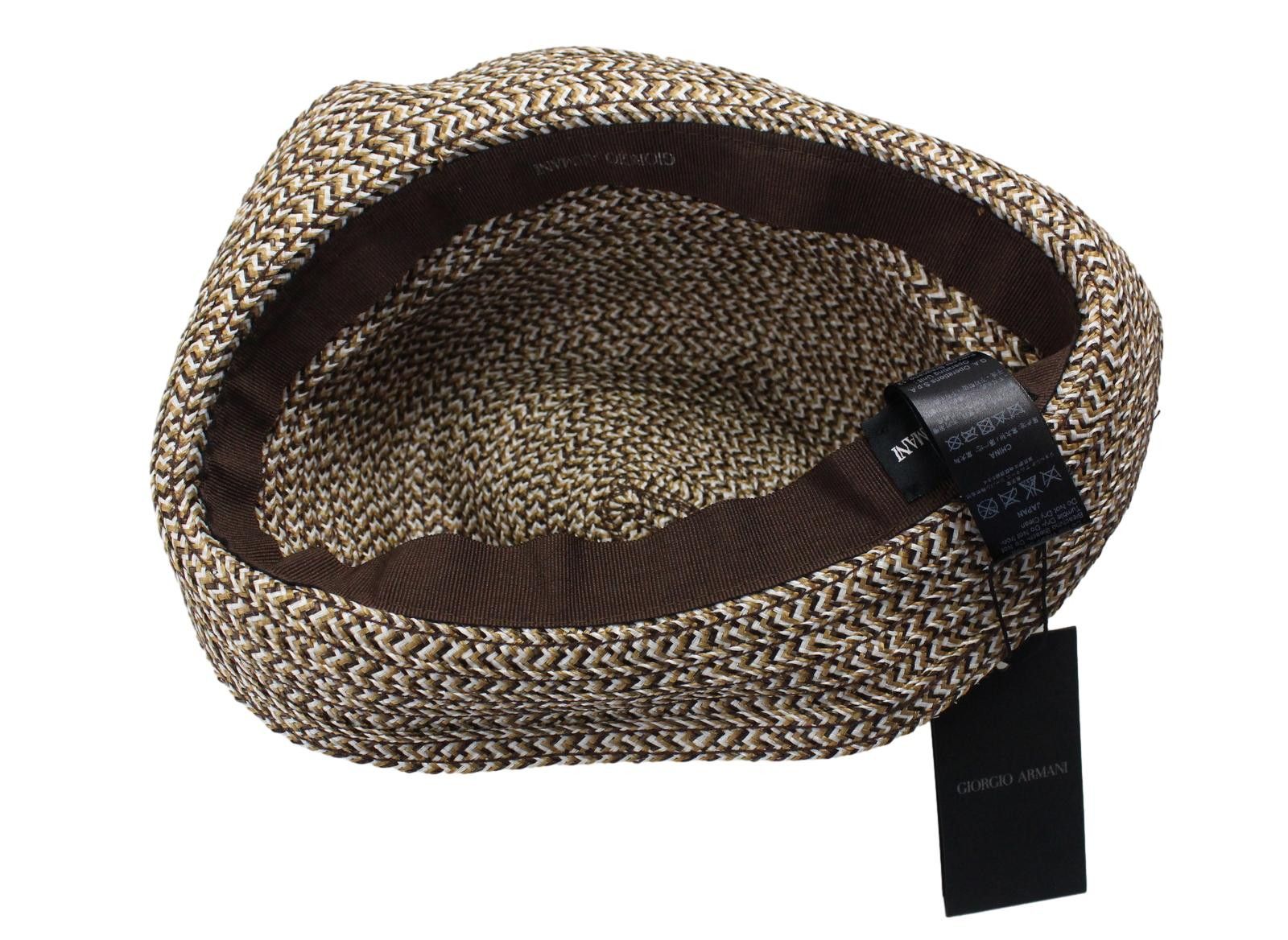 Giorgio Armani GIORGIO ARMANI Hat Mens 58 CM Lamb Leather Details Braided Size ONE SIZE - 8 Thumbnail