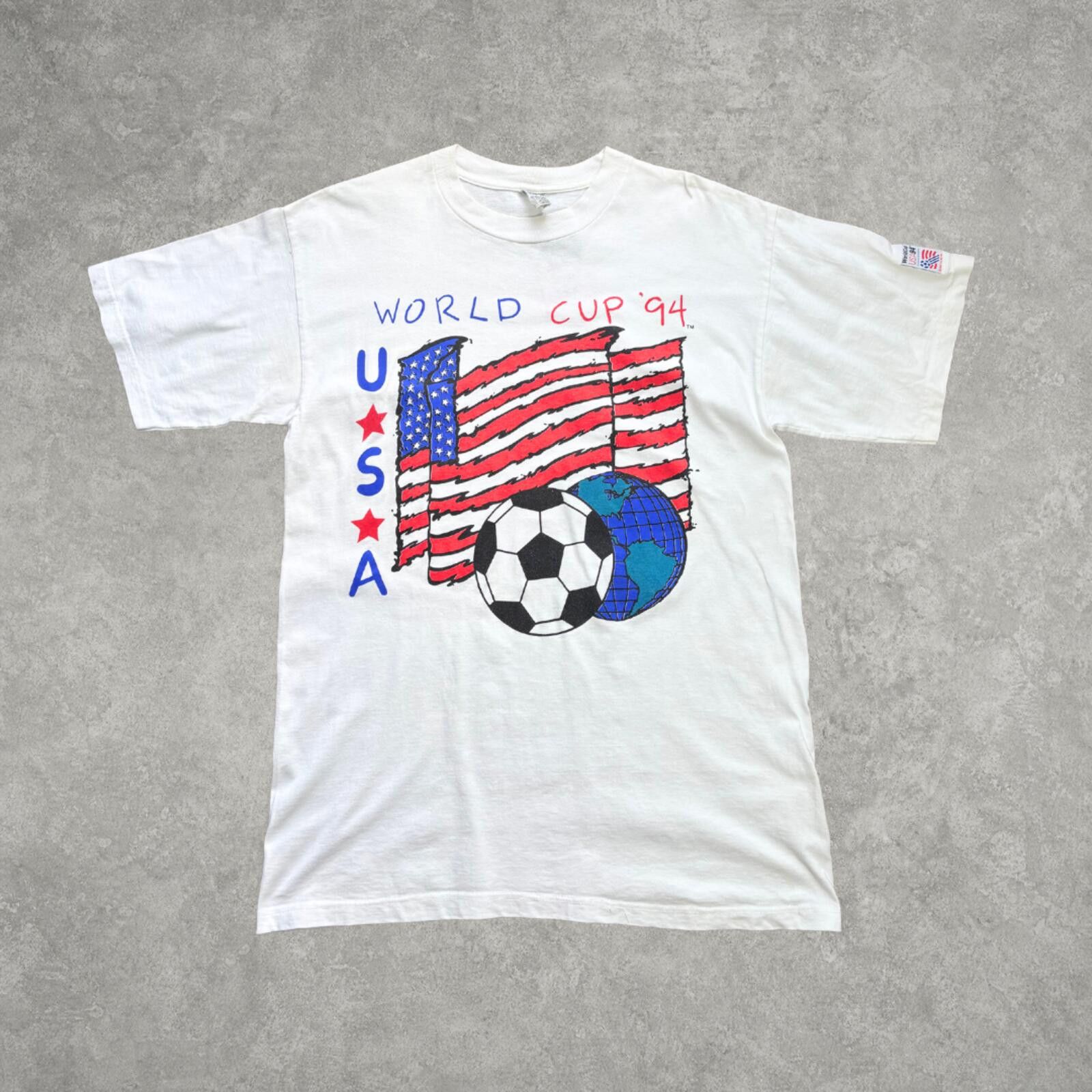 Other USA Adidas World Cup 1994 Vintage T-Shirt (L) Size US L / EU 52-54 / 3 - 1 Thumbnail